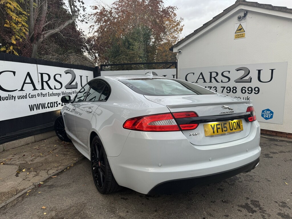 Jaguar XF Saloon 2.2 D R-sport Black 2015 YF15UON White #6
