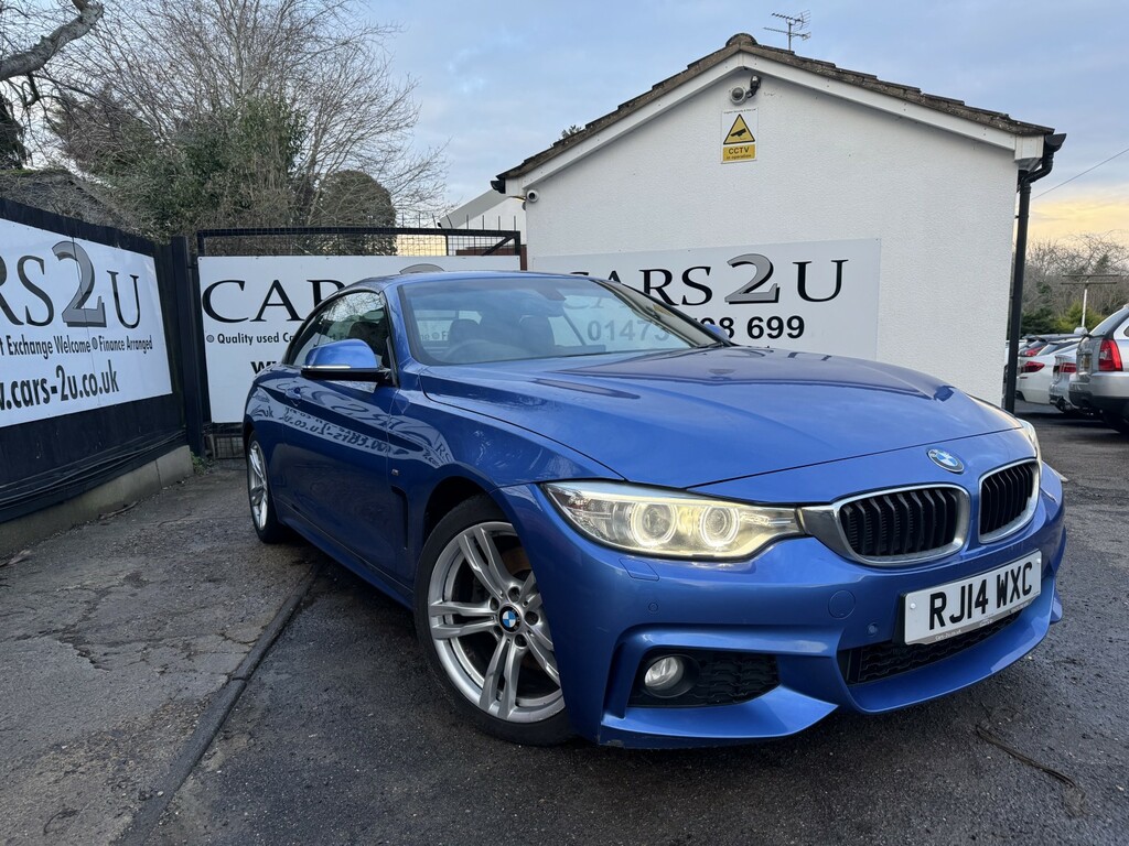 BMW 4 Series Convertible 2.0 428I M Sport Convertible 2014 Blue