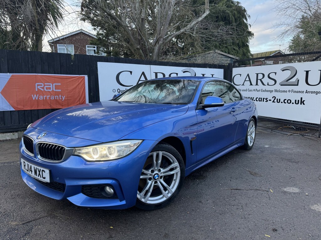 BMW 4 Series Convertible 2.0 428I M Sport Convertible 2014 RJ14WXC Blue #5