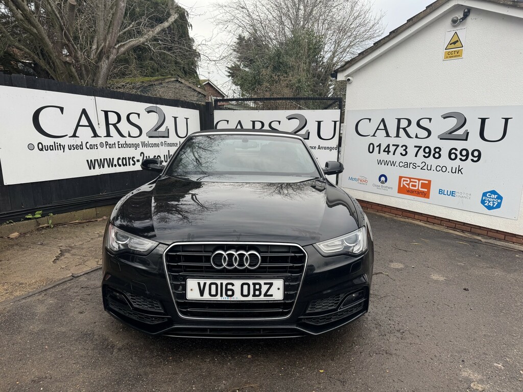 Audi A5 Convertible 2.0 Tdi S Line Special Edition Plus 2 VO16OBZ Black #4