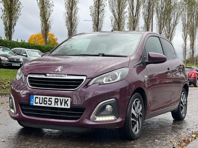 Peugeot 108 1.2 Puretech Allure 82 Bhp CU65RVK Purple #3