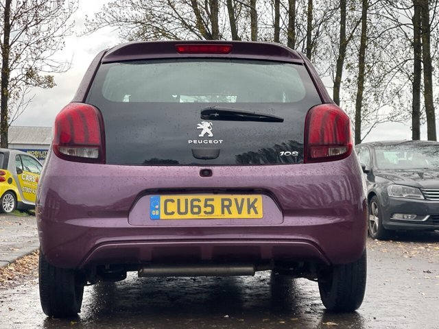 Peugeot 108 1.2 Puretech Allure 82 Bhp CU65RVK Purple #6