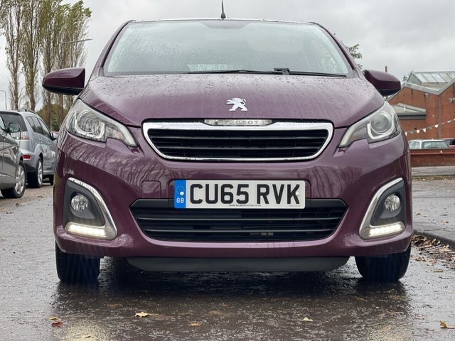 Peugeot 108 1.2 Puretech Allure 82 Bhp CU65RVK Purple #2