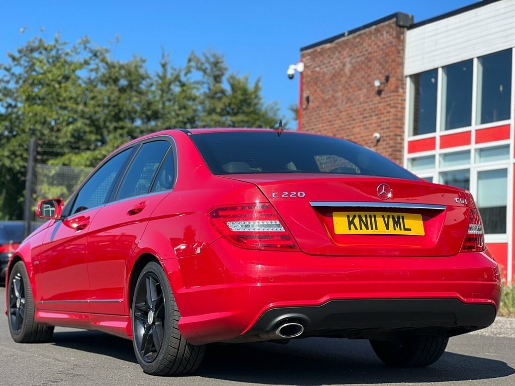 Mercedes-Benz C Class 2.1L C220 Cdi Blueefficiency Sport KN11VML Red #5