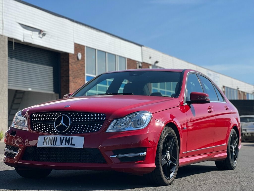 Mercedes-Benz C Class 2.1L C220 Cdi Blueefficiency Sport KN11VML Red #3