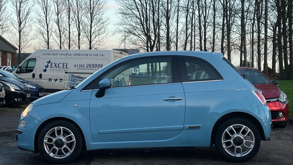 Fiat 500 0.9 Lounge Dualogic 85 Bhp LY11JBE Blue #4