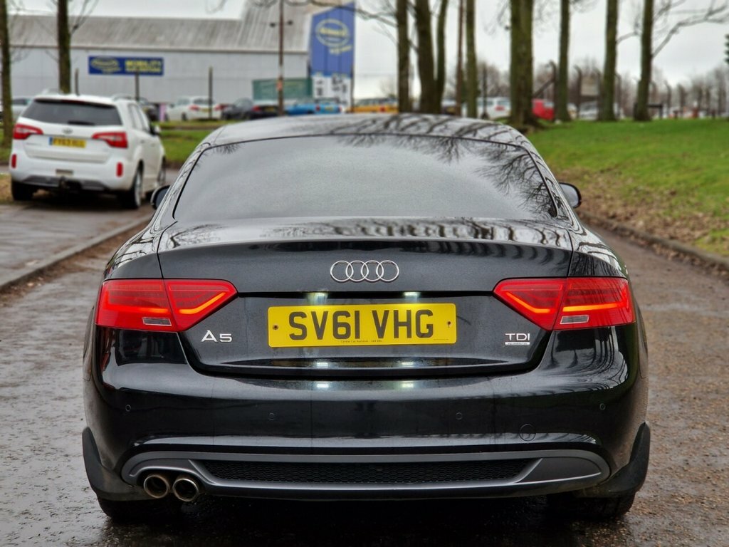 Audi A5 2L Tdi Quattro Black Edition SV61VHG Black #5