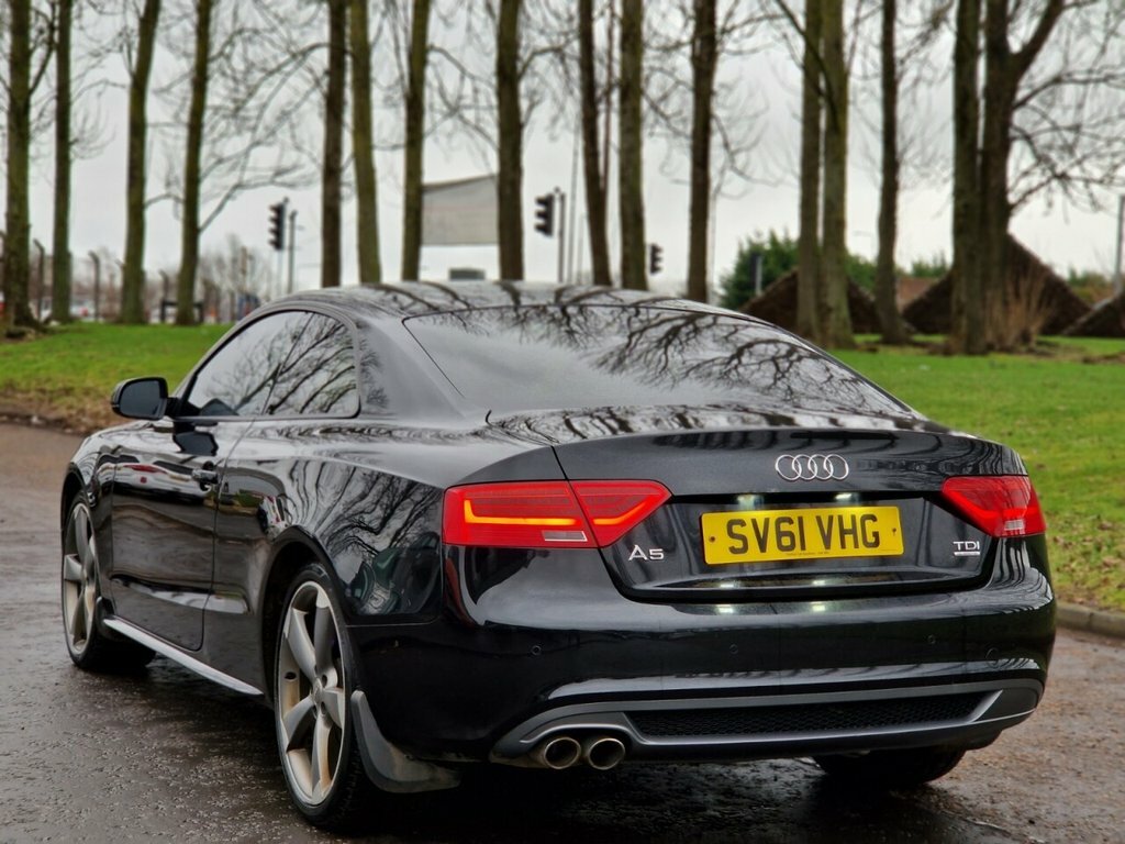 Audi A5 2L Tdi Quattro Black Edition SV61VHG Black #6