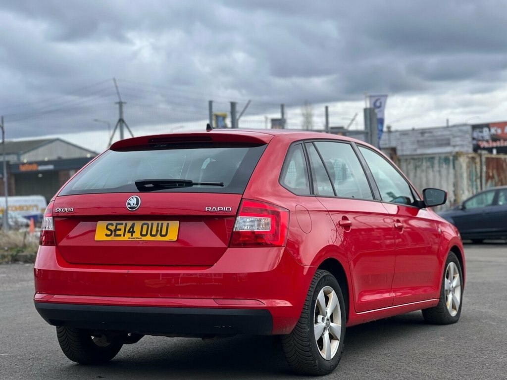 Skoda Rapid Spaceback 1.2L Spaceback Se Tsi Red #6