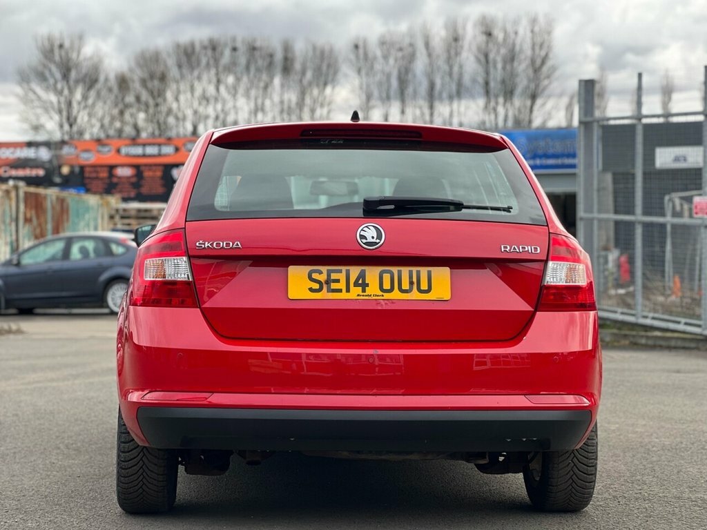 Skoda Rapid Spaceback 1.2L Spaceback Se Tsi Red #5
