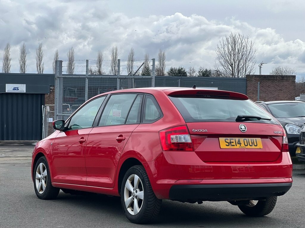 Skoda Rapid Spaceback 1.2L Spaceback Se Tsi Red #4