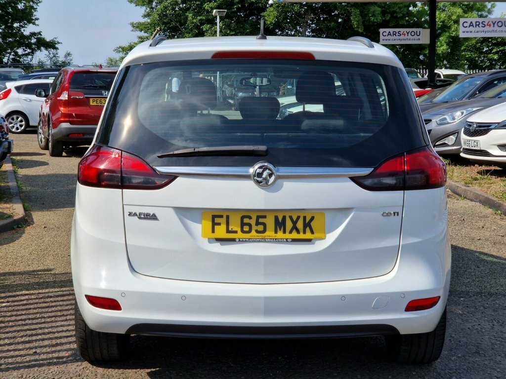 Vauxhall Zafira Tourer 2.0 Exclusiv Cdti 128 Bhp W25DOC White #5
