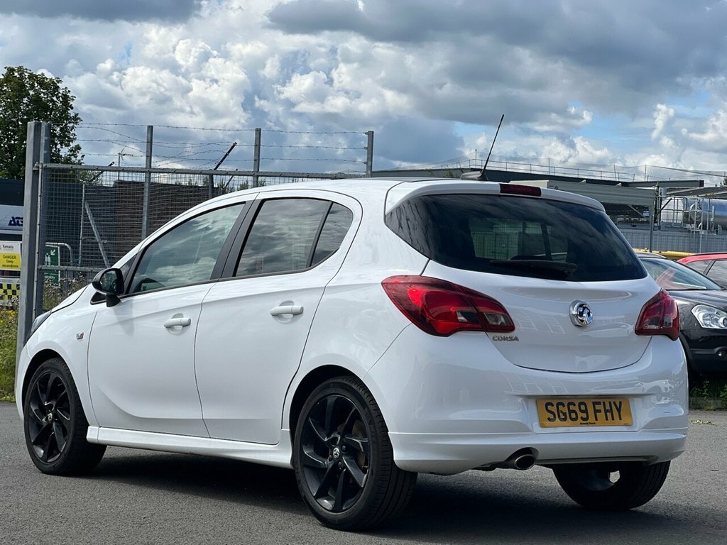 Vauxhall Corsa 1.4L Sri Vx-line Nav Black Ss SG69FHY White #5