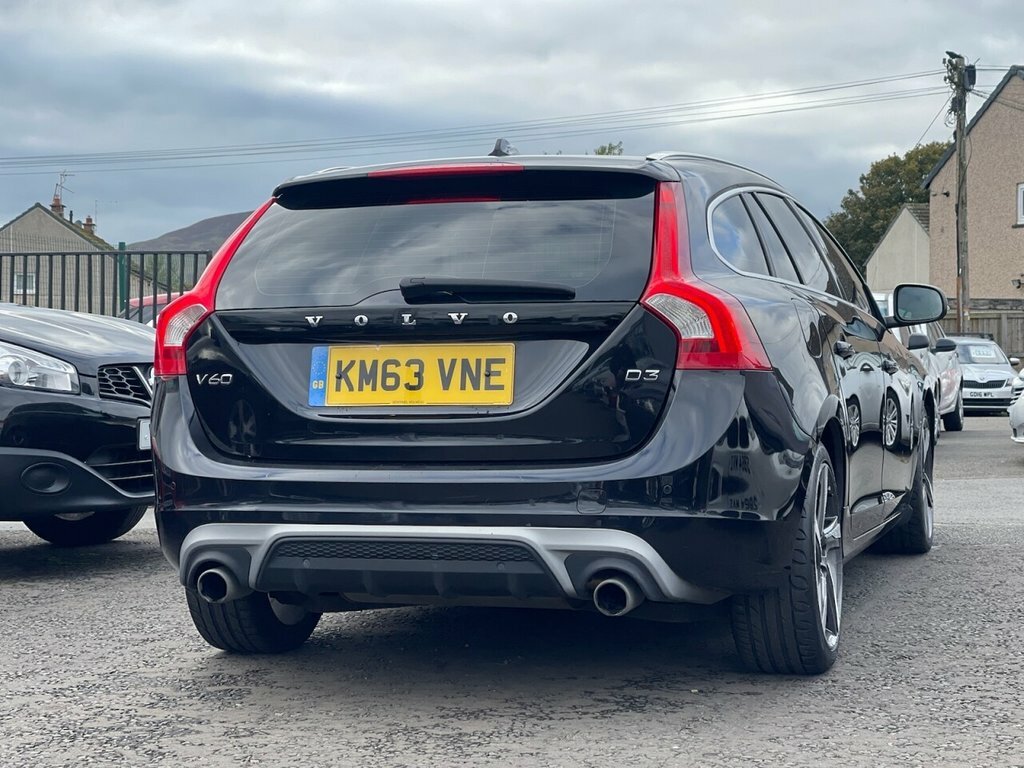 Volvo V60 2L D3 R-design Lux Nav KM63VNE Black #6