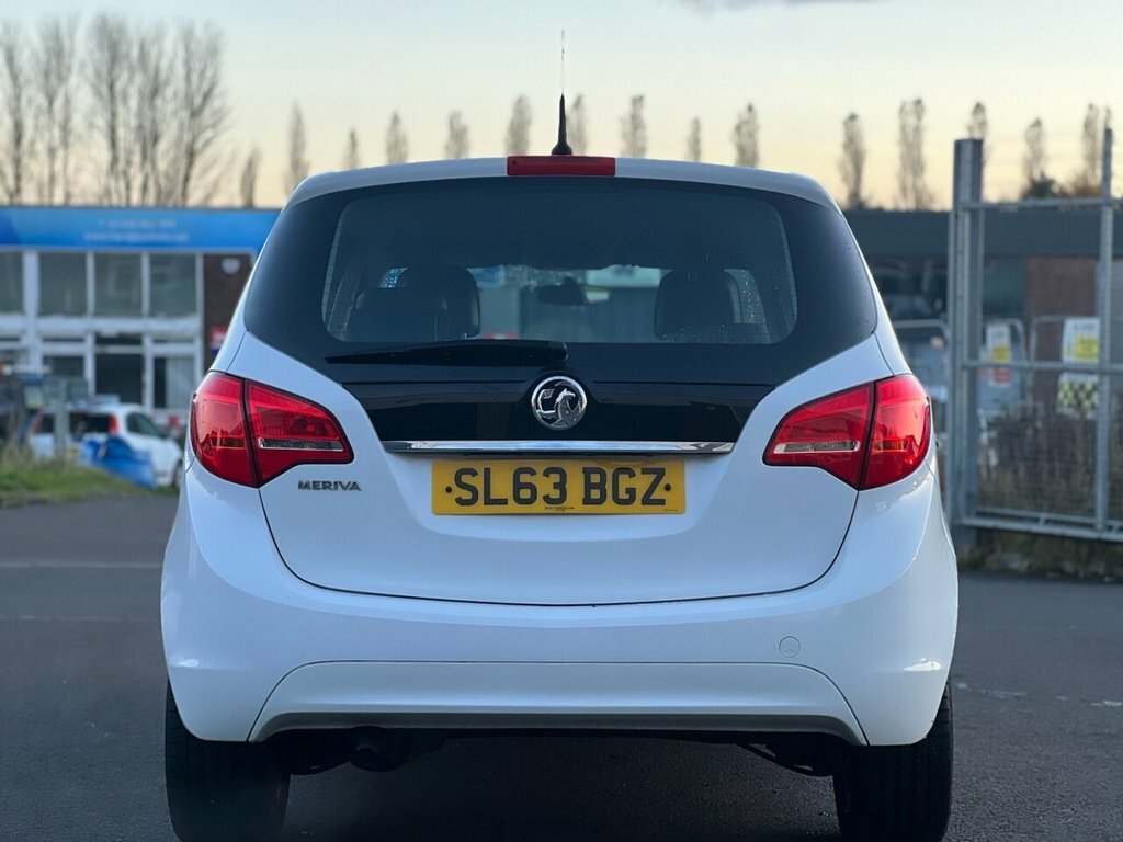 Vauxhall Meriva 1.4L Tech Line SL63BGZ White #6