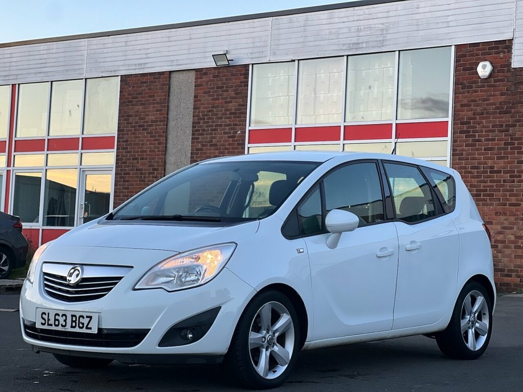 Vauxhall Meriva 1.4L Tech Line SL63BGZ White #3