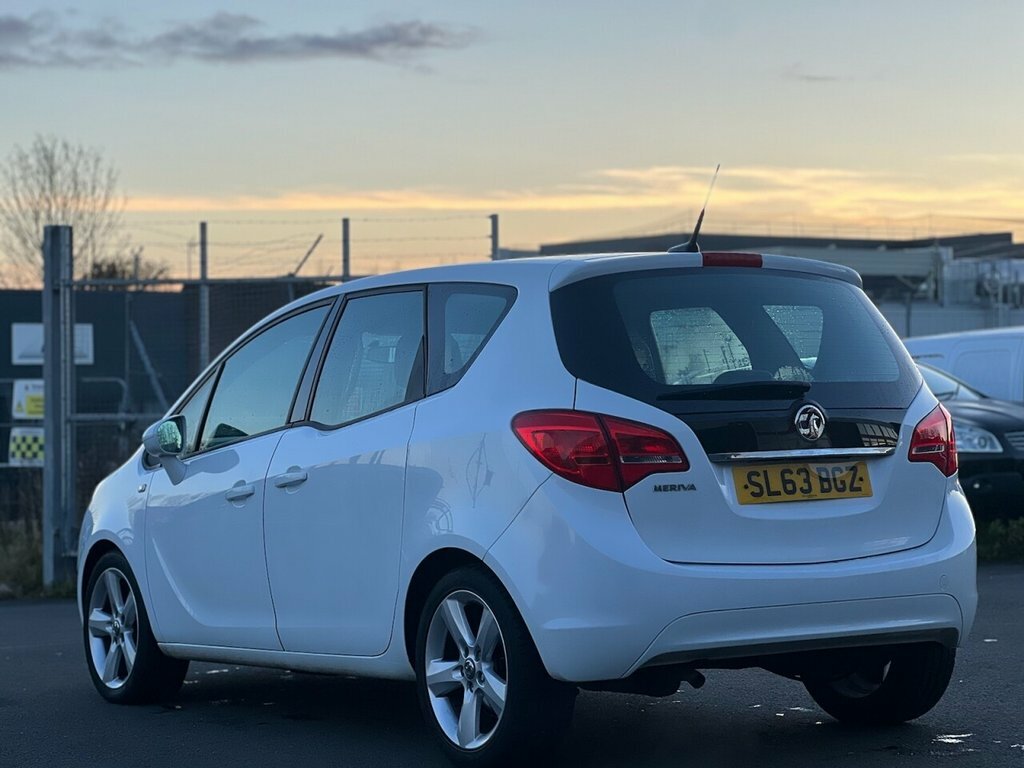 Vauxhall Meriva 1.4L Tech Line SL63BGZ White #5
