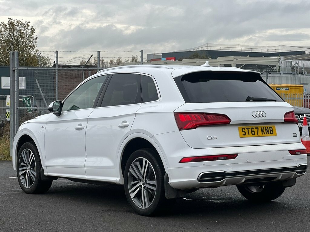 Audi Q5 2L Tdi Quattro S Line ST67KNB White #4