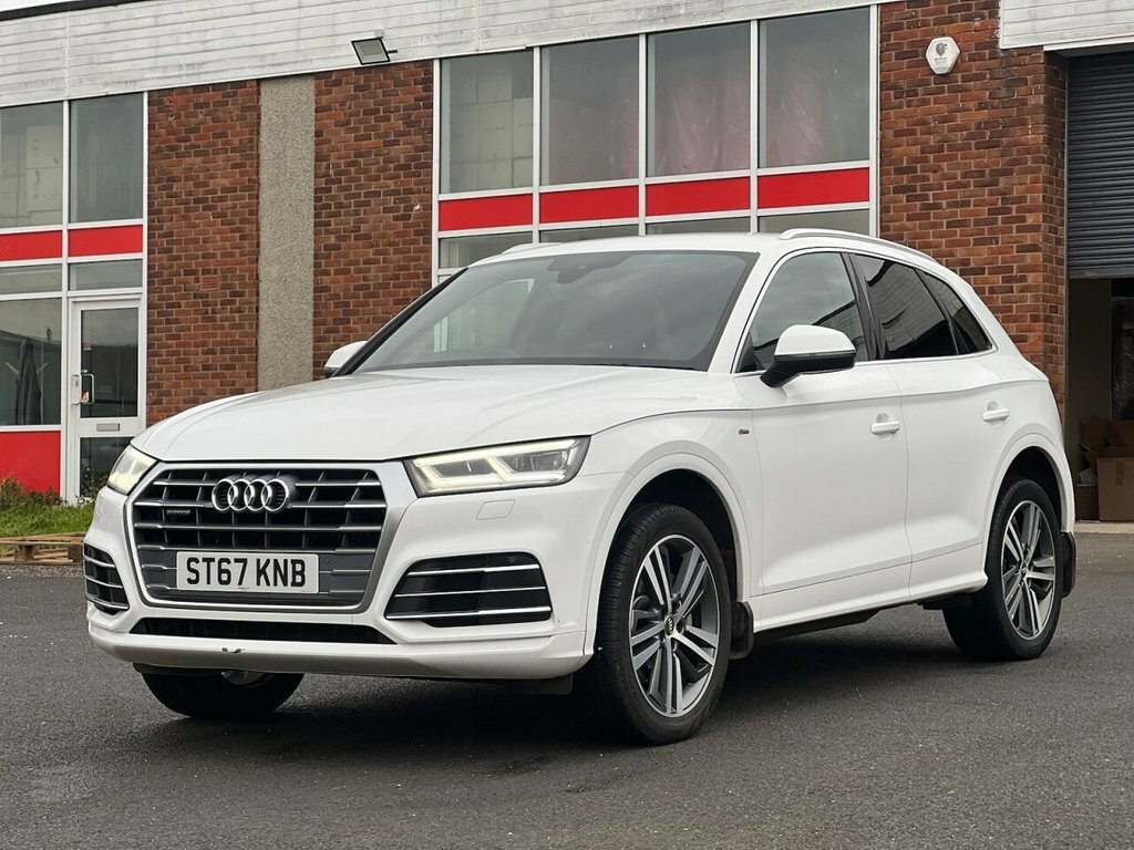 Audi Q5 2L Tdi Quattro S Line ST67KNB White #2