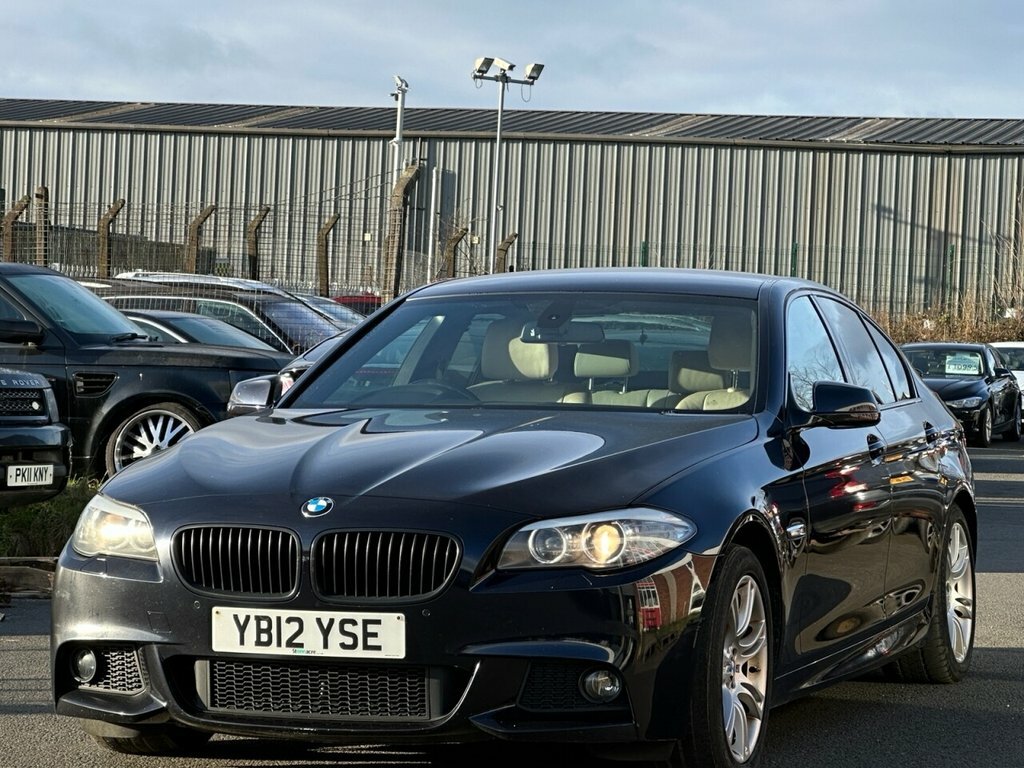 BMW 5 Series 2L 520D M Sport YB12YSE Black #3