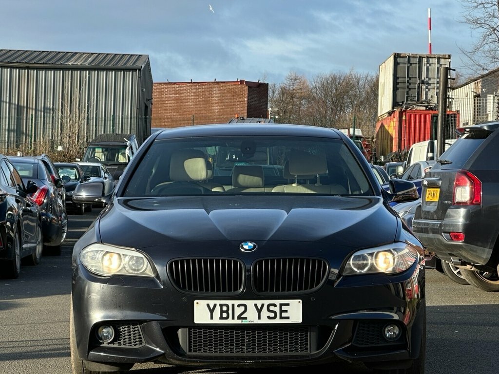 BMW 5 Series 2L 520D M Sport YB12YSE Black #2