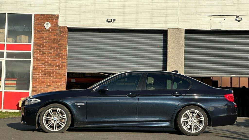 BMW 5 Series 2L 520D M Sport YB12YSE Black #4