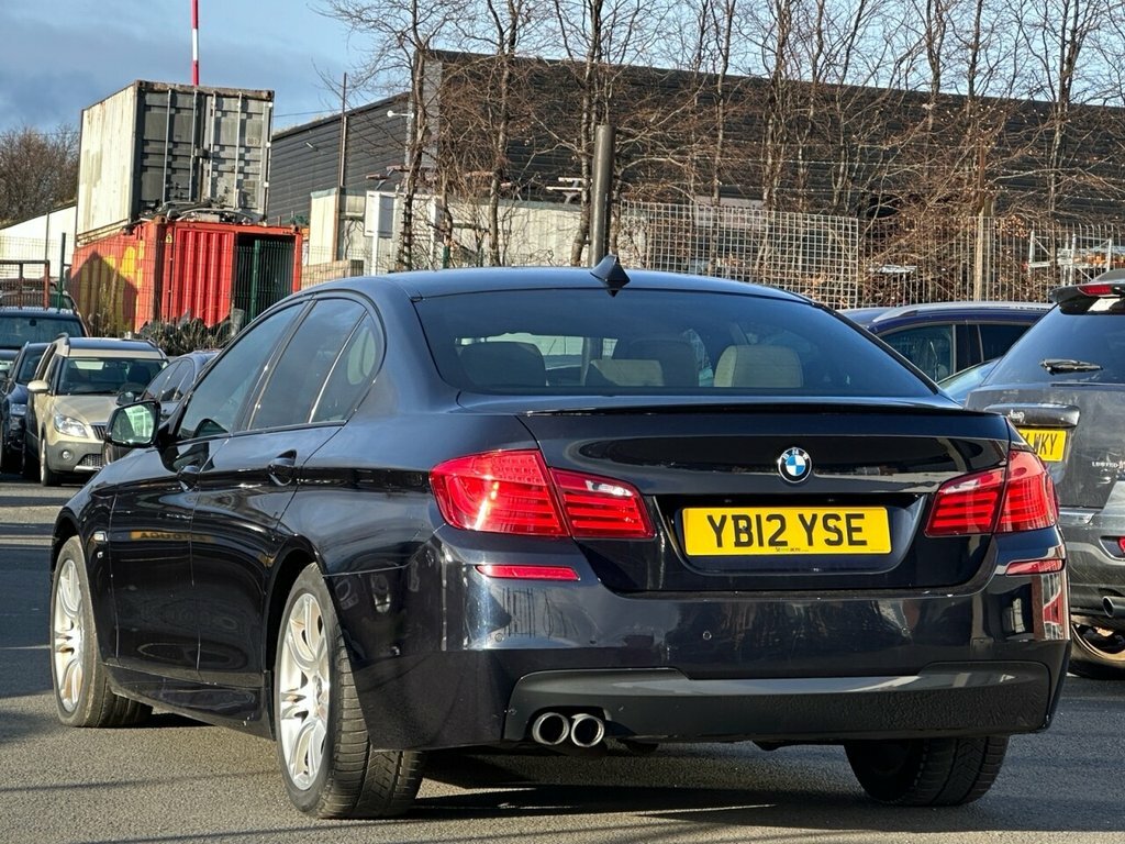 BMW 5 Series 2L 520D M Sport YB12YSE Black #5