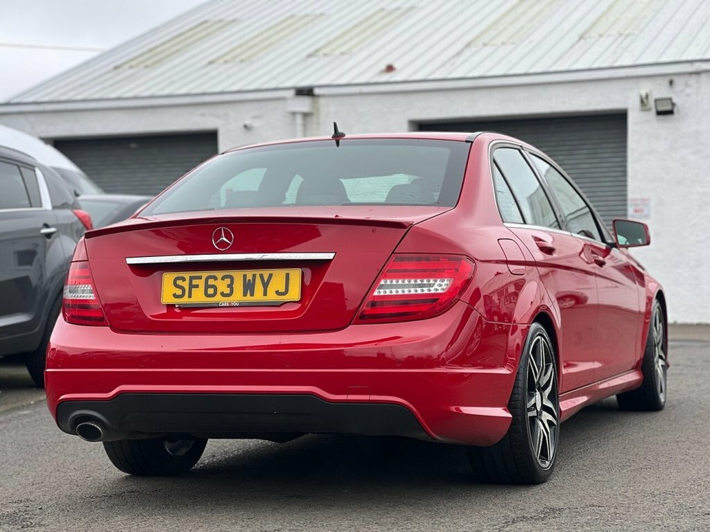 Mercedes-Benz C Class 1.6L C180 Blueefficiency Amg Sport Plus SF63WYJ Red #4