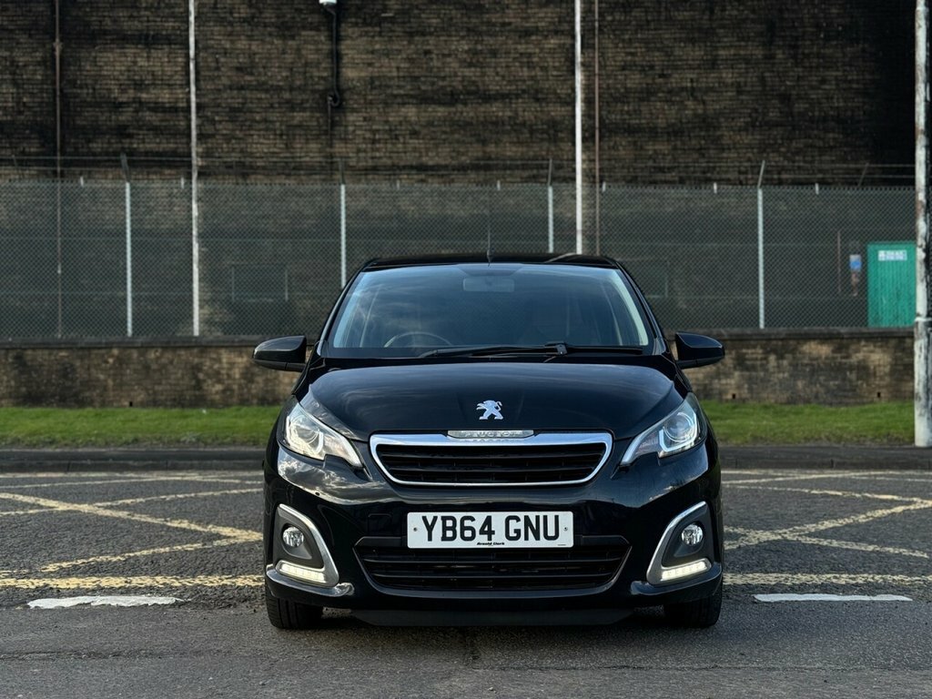 Peugeot 108 1.2 Allure 82 Bhp YB64GNU Black #3