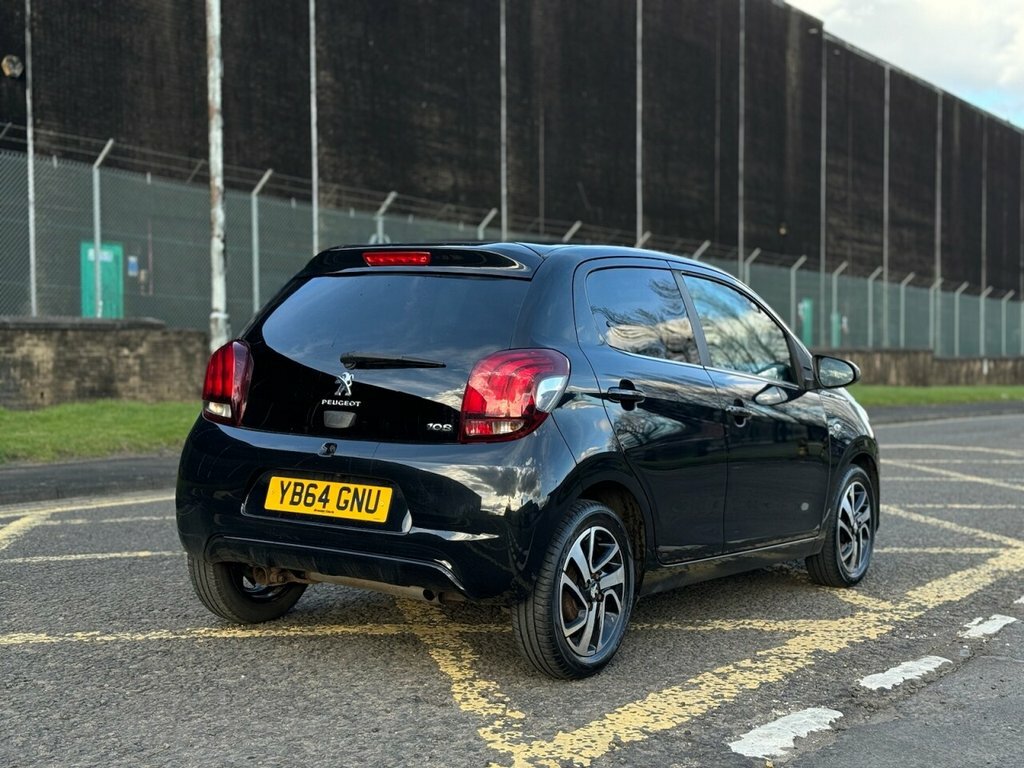 Peugeot 108 1.2 Allure 82 Bhp YB64GNU Black #4
