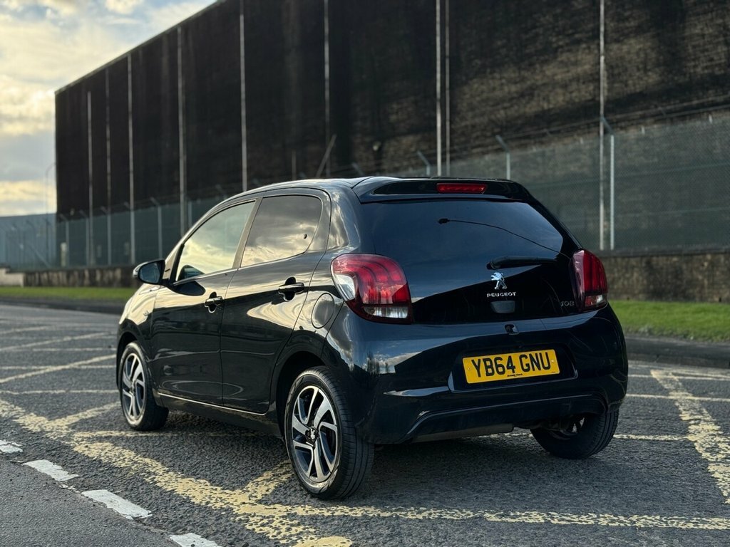 Peugeot 108 1.2 Allure 82 Bhp YB64GNU Black #5