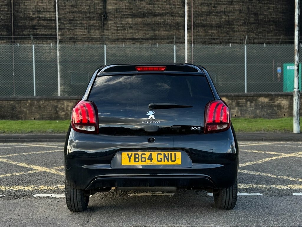Peugeot 108 1.2 Allure 82 Bhp YB64GNU Black #6
