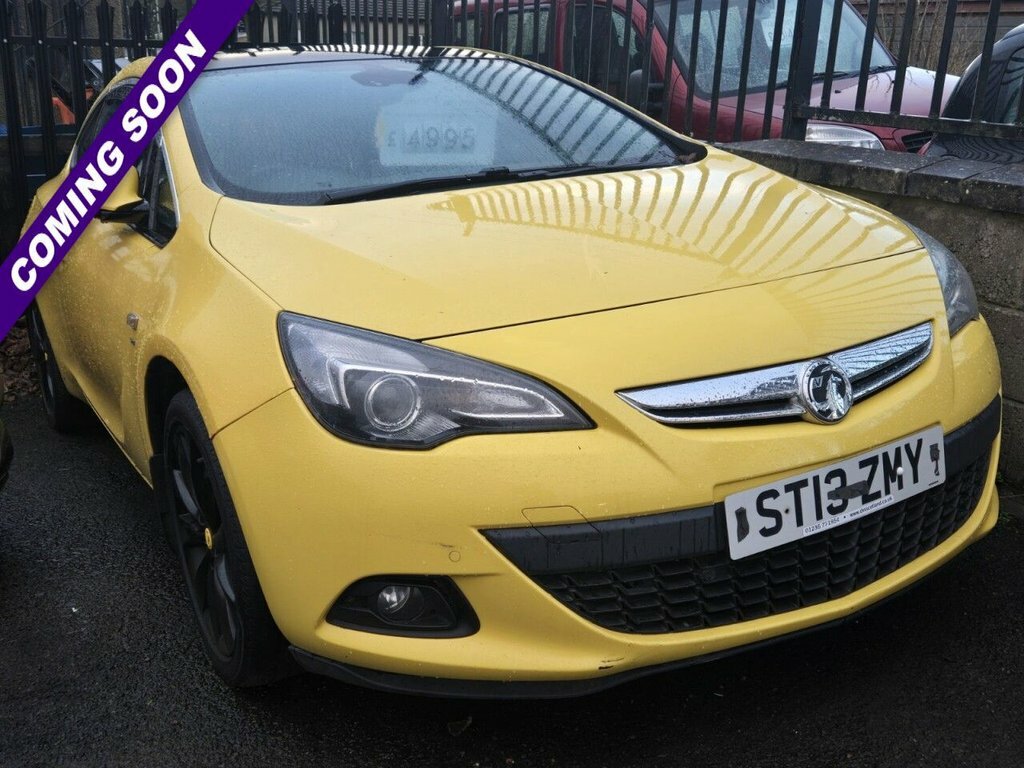 Vauxhall Astra GTC 2L Sri Cdti Ss Yellow