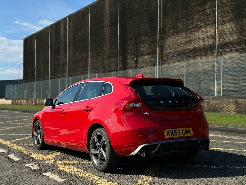 Volvo V40 2L T3 R-design Nav KW65CMK Red #5