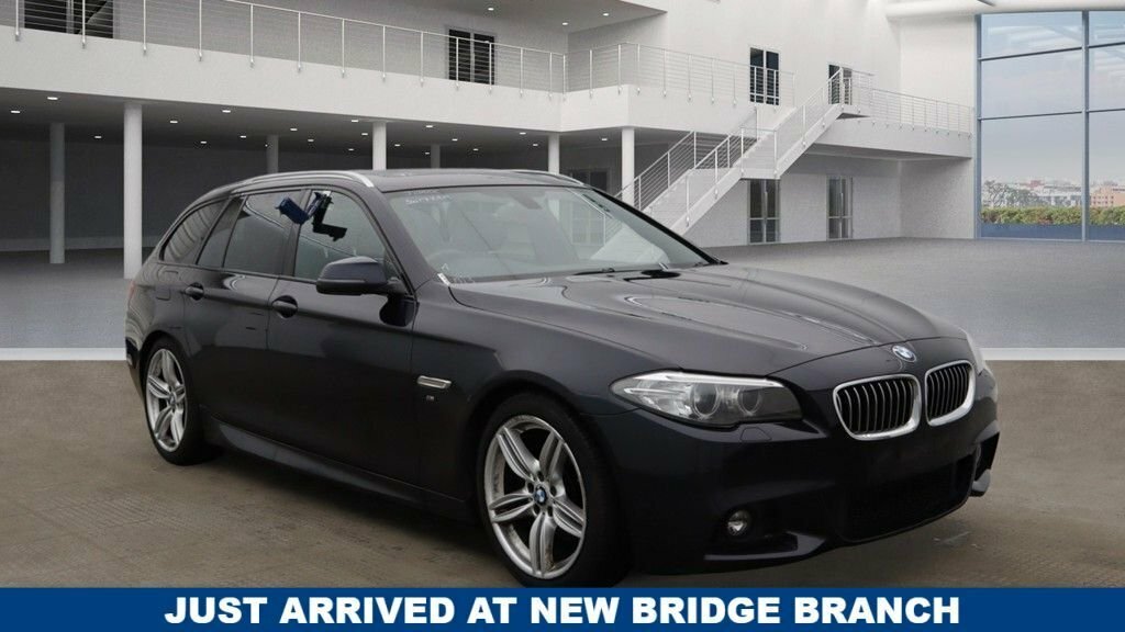 BMW 5 Series 2L 520D M Sport Touring Black