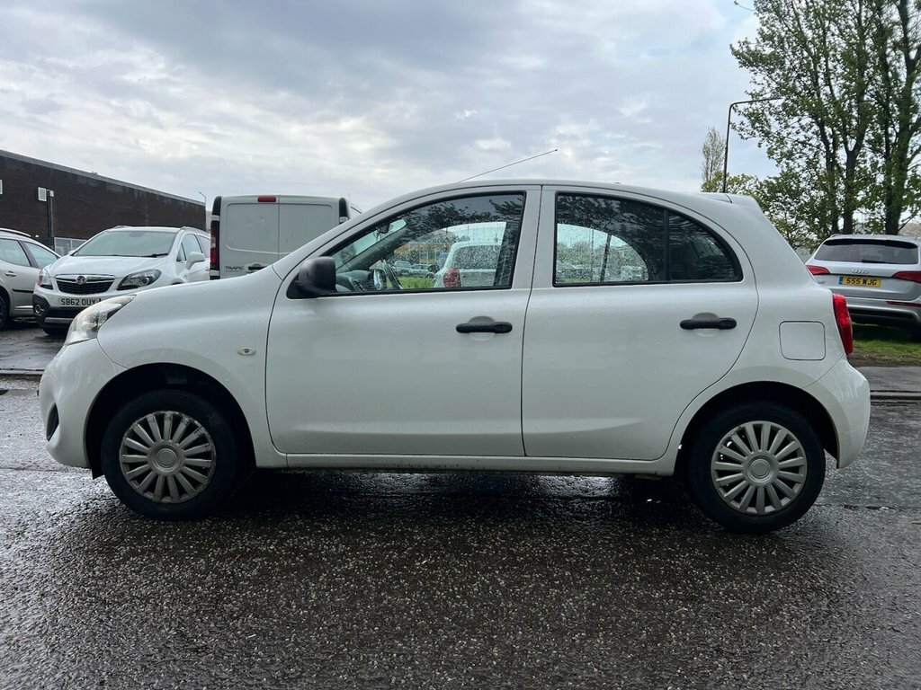 Nissan Micra 1L Visia SG63EXH White #6