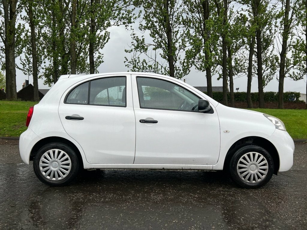 Nissan Micra 1L Visia SG63EXH White #3