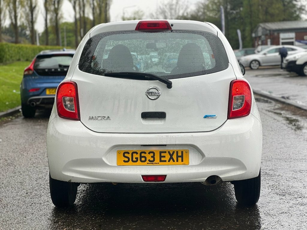 Nissan Micra 1L Visia SG63EXH White #5