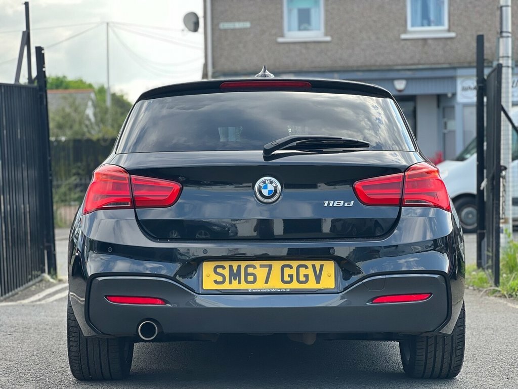 BMW 1 Series 2L 118D M Sport SM67GGV Black #6