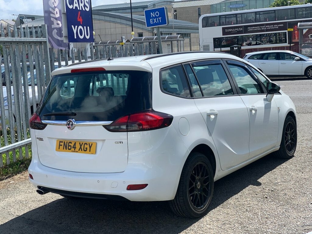 Vauxhall Zafira Tourer 2L Exclusiv Cdti White #6