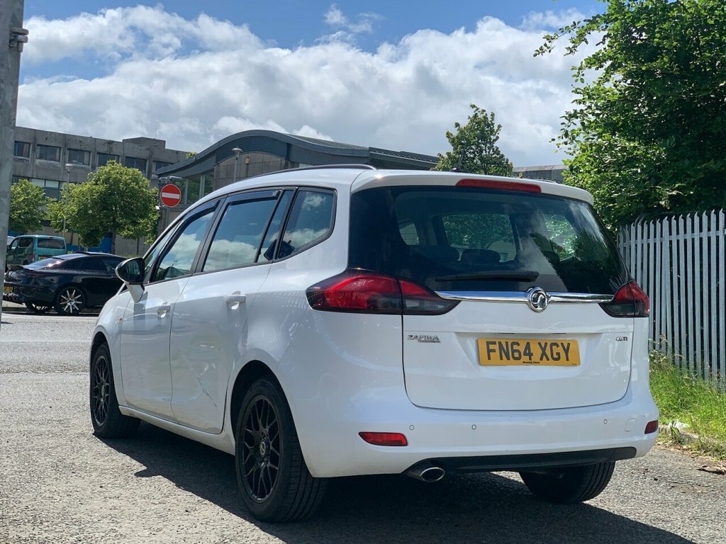 Vauxhall Zafira Tourer 2L Exclusiv Cdti White #4
