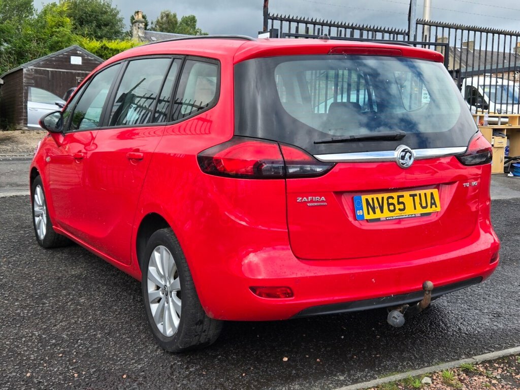 Vauxhall Zafira Tourer 1.4L Design NV65TUA Red #5