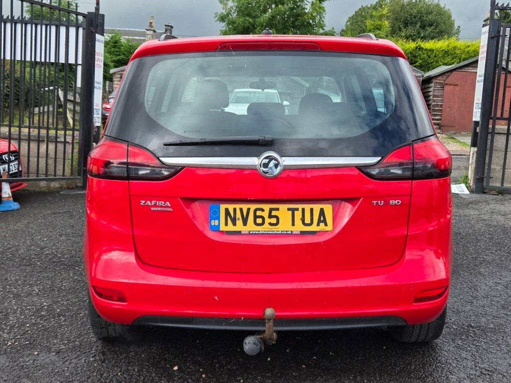 Vauxhall Zafira Tourer 1.4L Design NV65TUA Red #6
