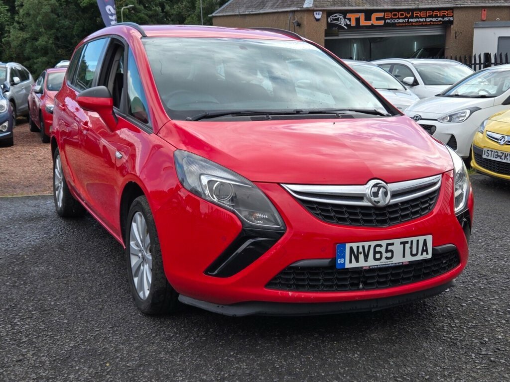 Vauxhall Zafira Tourer 1.4L Design Red