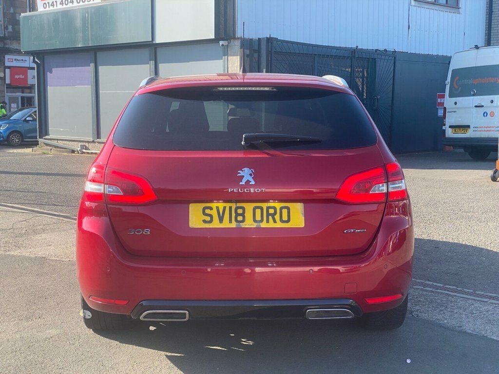 Peugeot 308 SW 2L Blue Hdi Ss Sw Gt Line Red #6