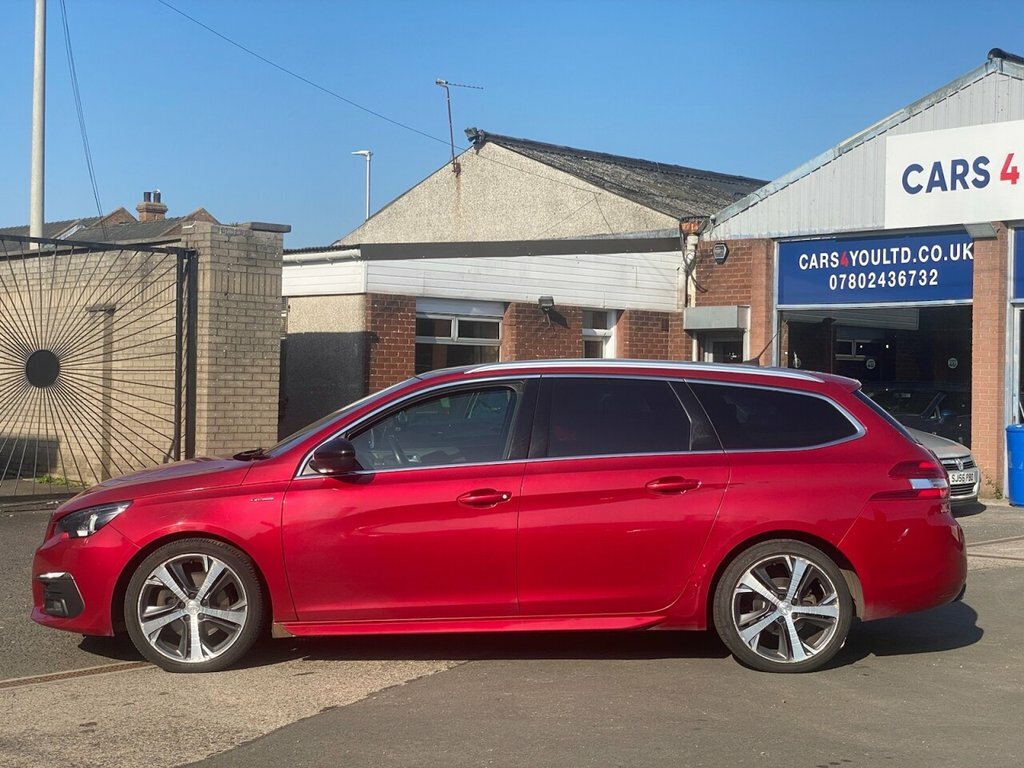 Peugeot 308 SW 2L Blue Hdi Ss Sw Gt Line Red #4