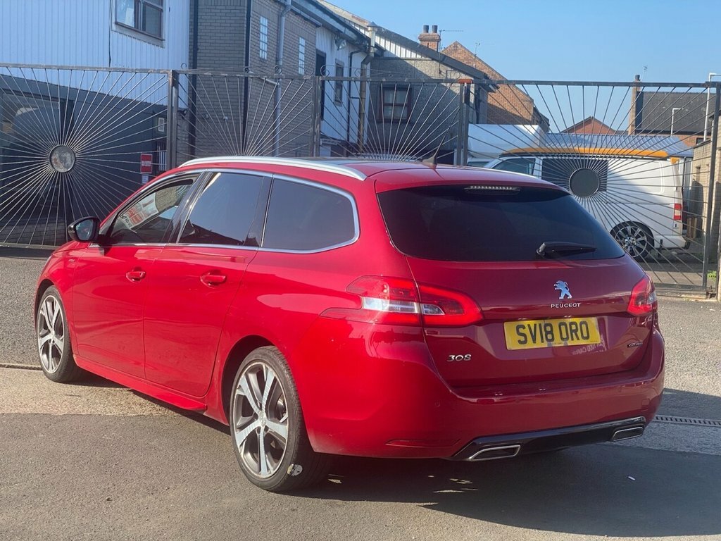 Peugeot 308 SW 2L Blue Hdi Ss Sw Gt Line Red #5