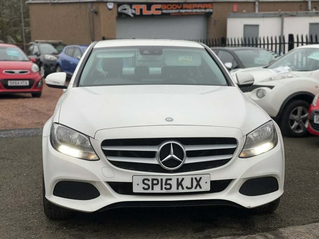 Mercedes-Benz C Class 2.1L Se SP15KJX White #2