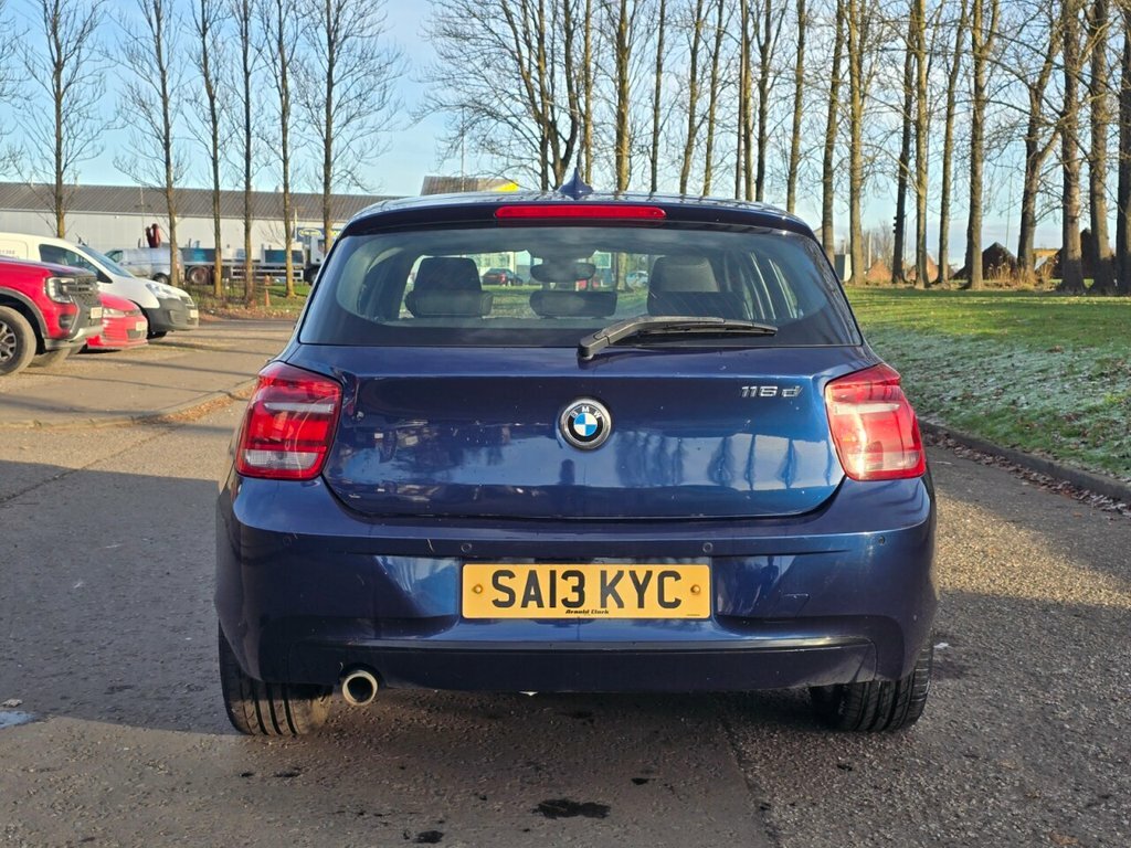 BMW 1 Series 2L Sport SA13KYC Blue #6