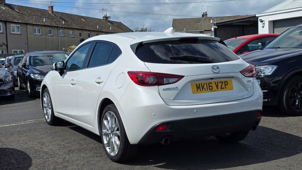 Mazda 3 2L Sport Nav MK16VZP White #5